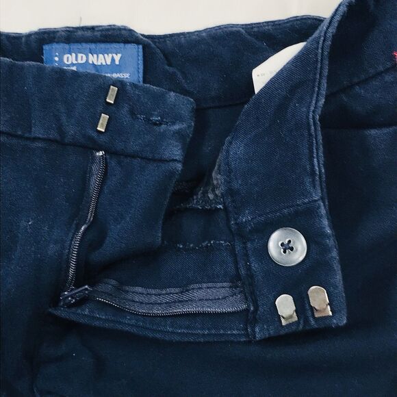 Old Navy Long Pixie Pants In the Navy Blue Red Stripe 8 Mid - Picture 14 of 15